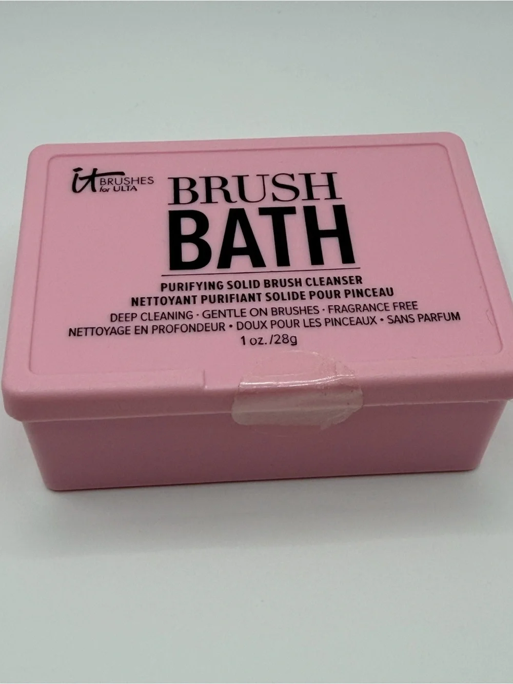 It Cosmetics Brush Bath Purifying Solid Makeup Brush Cleanser New Sealed 1oz